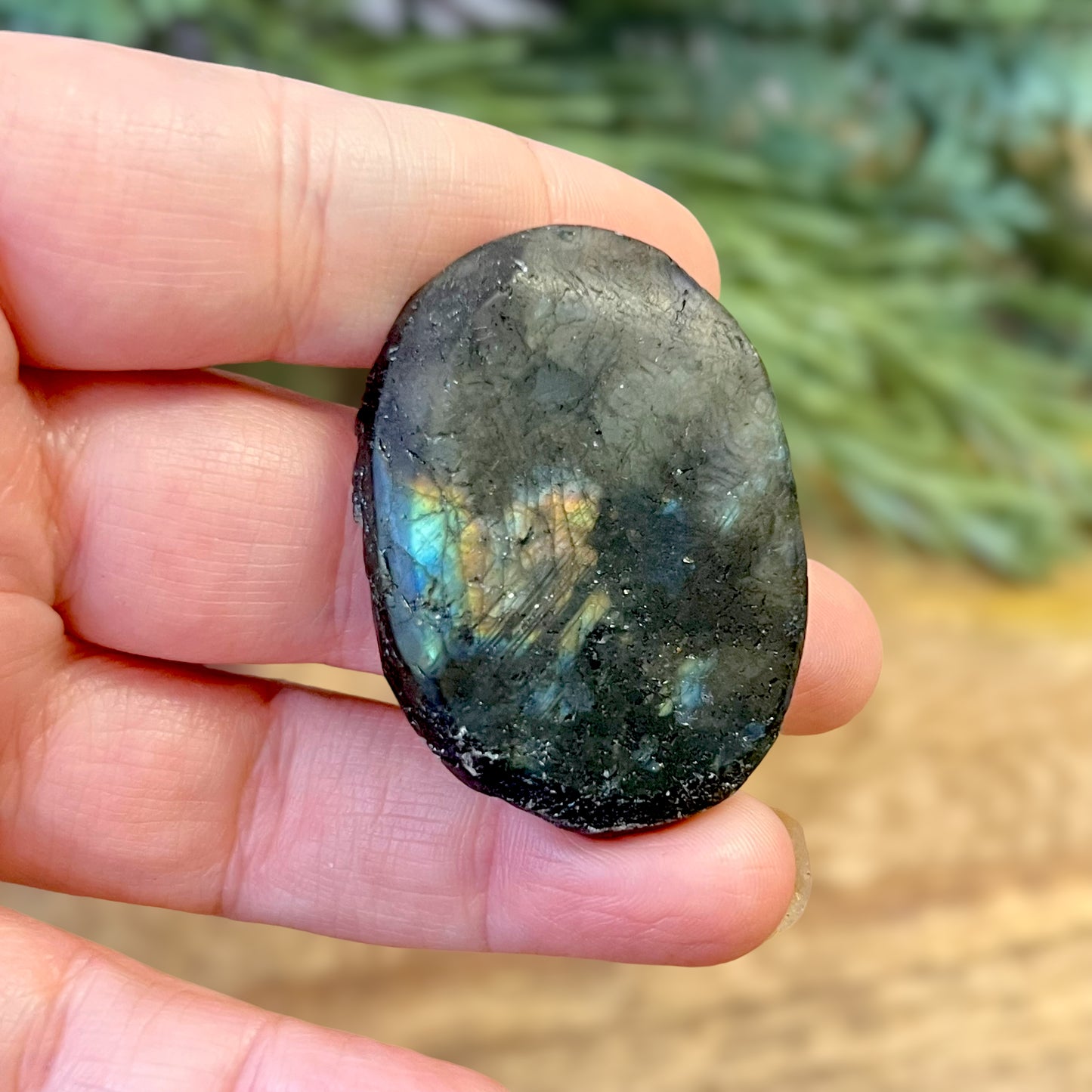 Labradorite Fairy Carved Crystal Cabochon