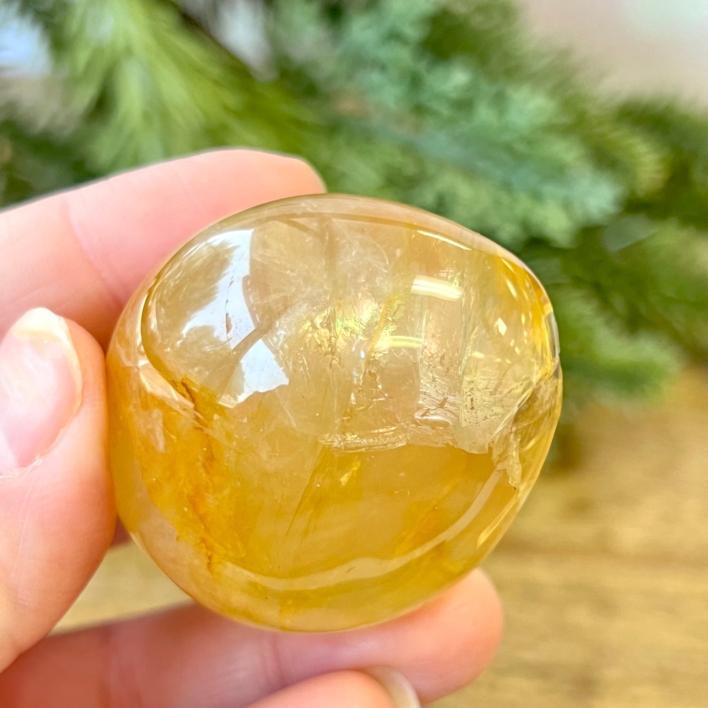 Golden Healer Quartz Crystal Lens