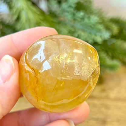 Golden Healer Quartz Crystal Lens