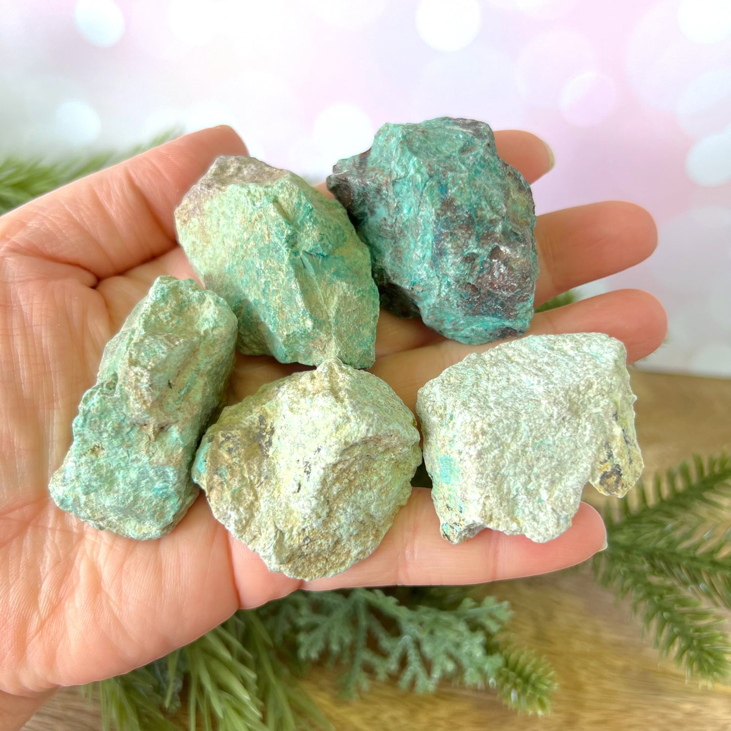 Chrysocolla Raw Stone - Multiple Sizes - You get 1