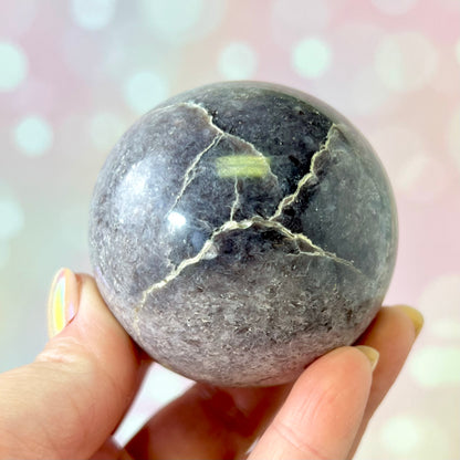 Lepidolite Purple Mica 64mm Sphere