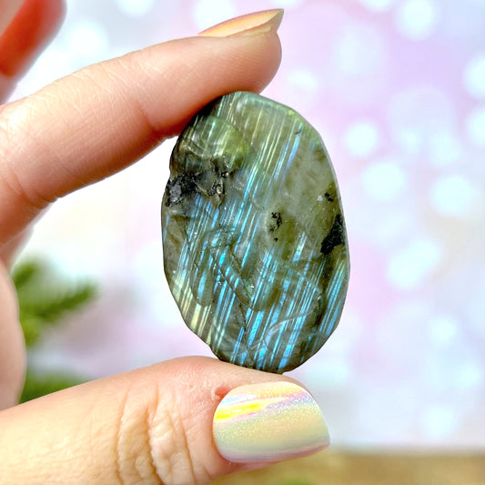 Labradorite Angel Carved Crystal Cabochon