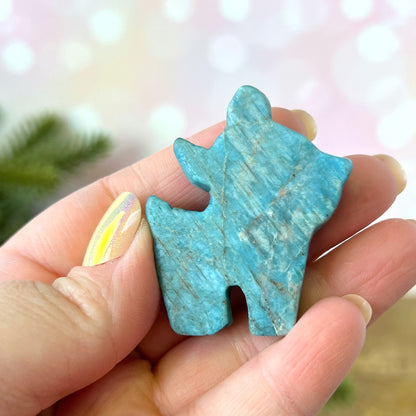 Apatite Deer Carved Crystal Cabochon