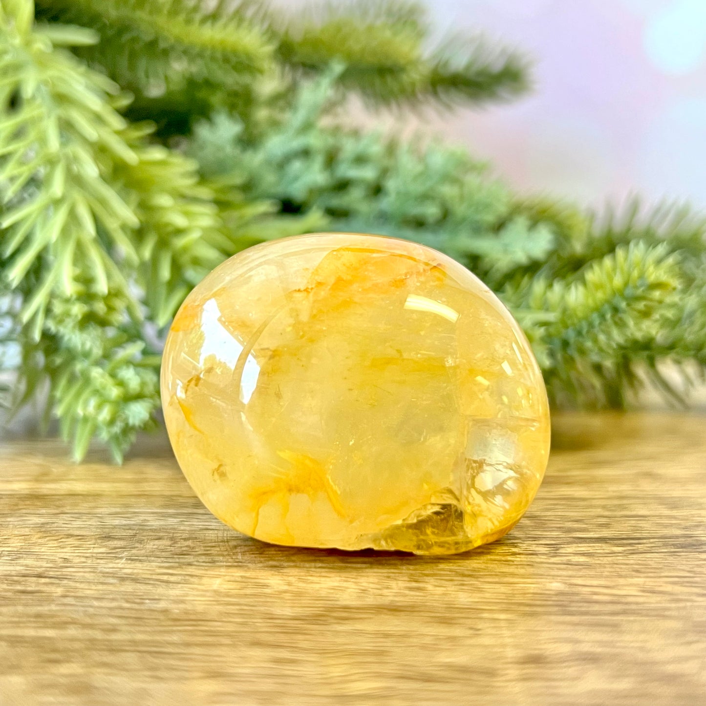 Golden Healer Quartz Crystal Lens