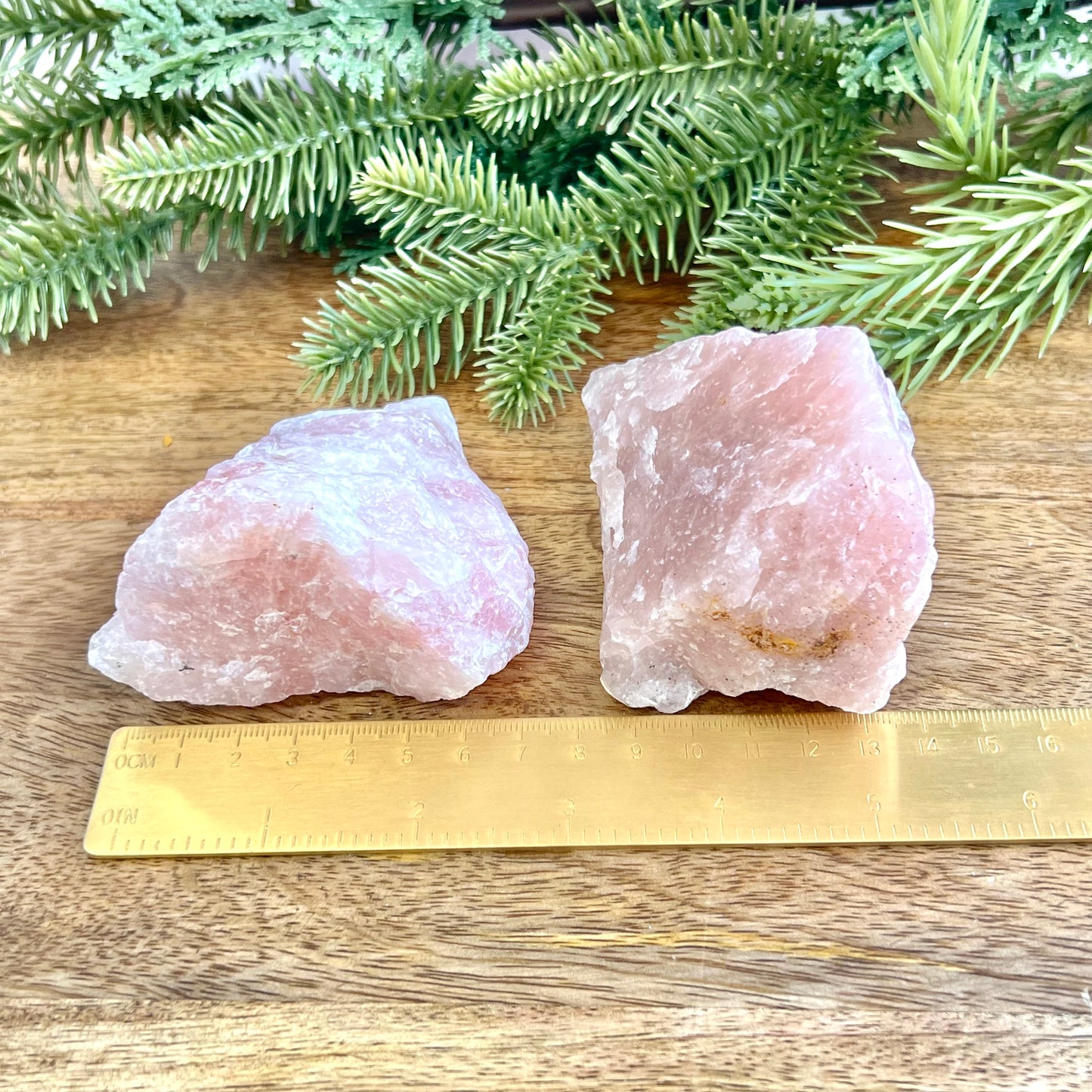 Rose Quartz Raw Pink Crystal - Multiple Sizes