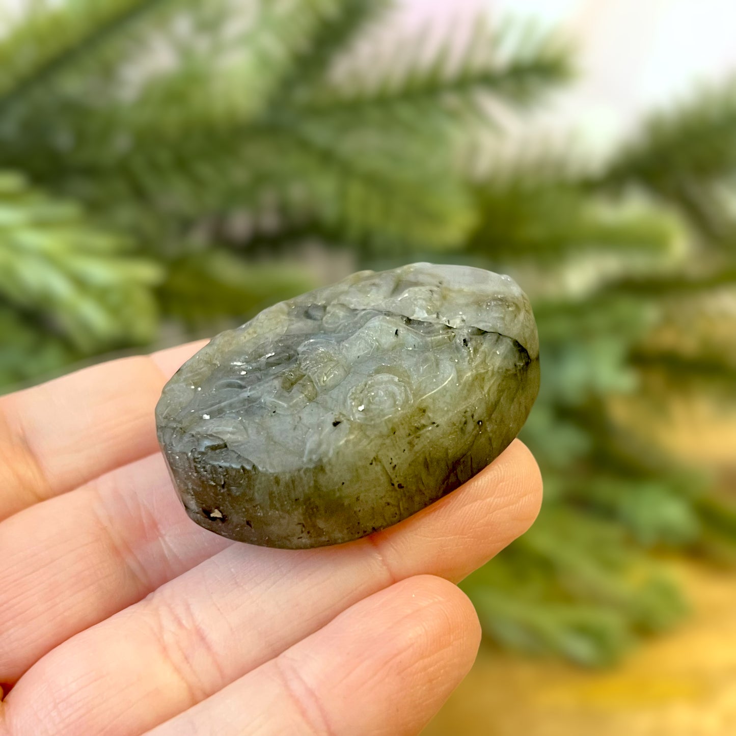 Labradorite Fairy Carved Crystal Cabochon