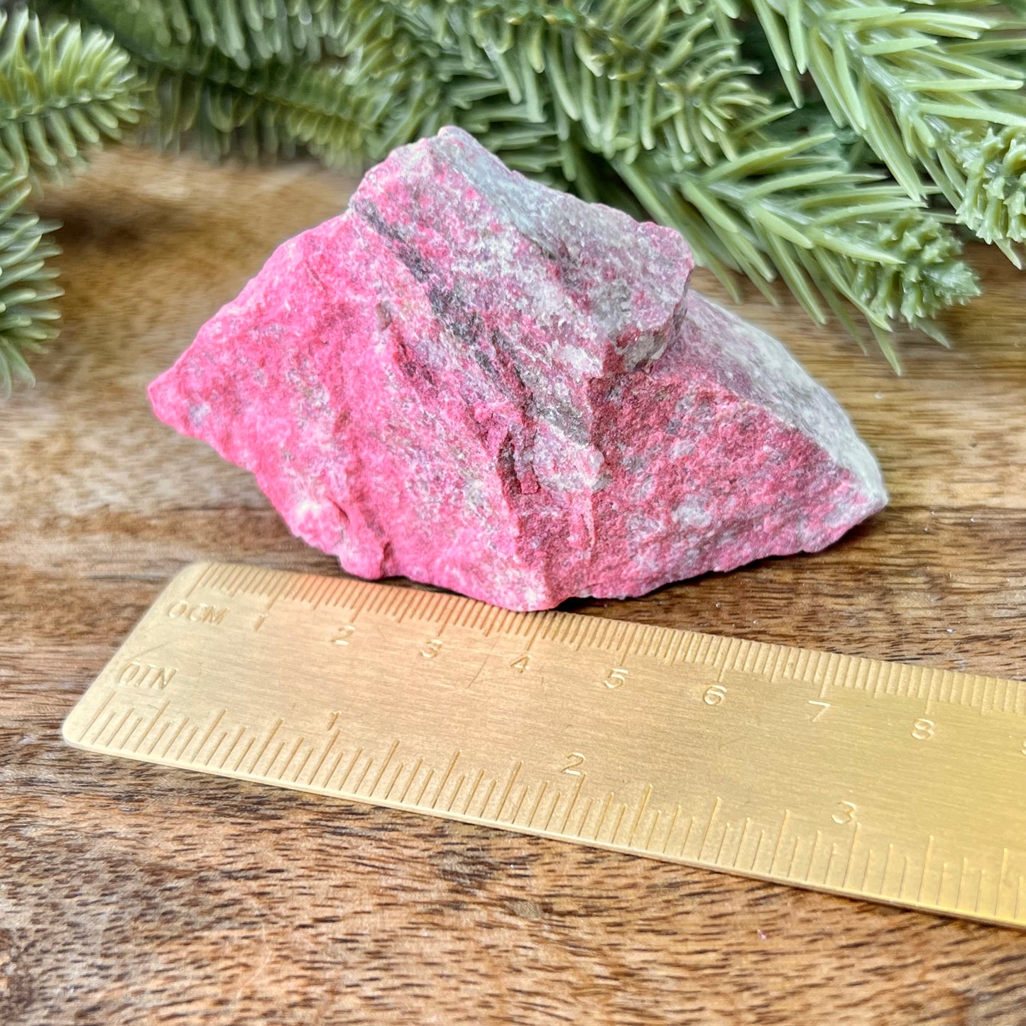 Thulite Raw Crystal Specimen