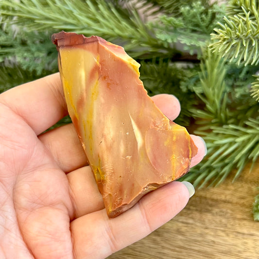 Mookaite Raw Crystal with Dendritic Inclusions