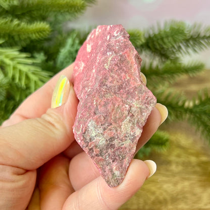 Thulite Raw Crystal Specimen