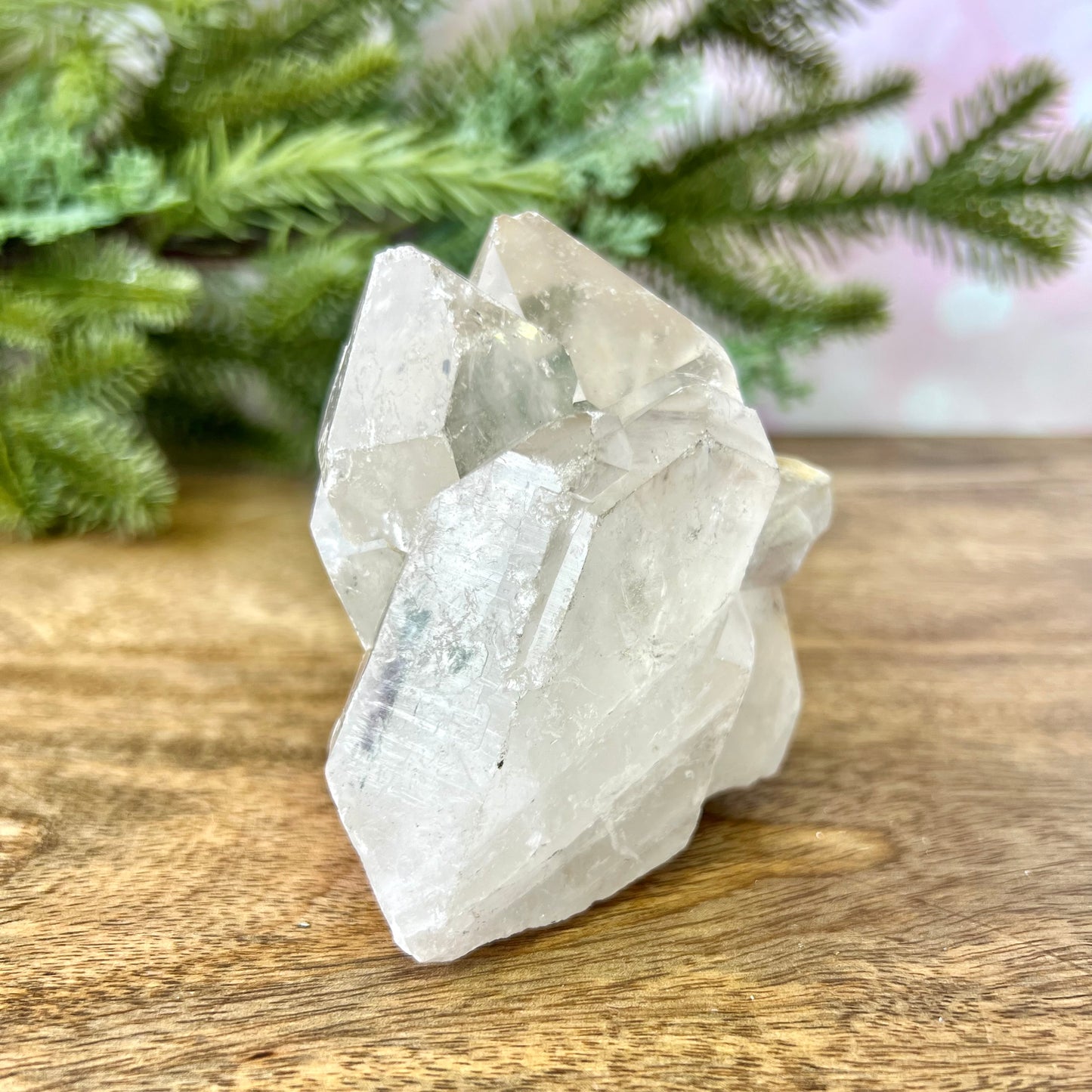 Clear Quartz Raw Point Cluster