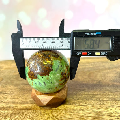 African Turquoise Jasper 60mm Crystal Sphere