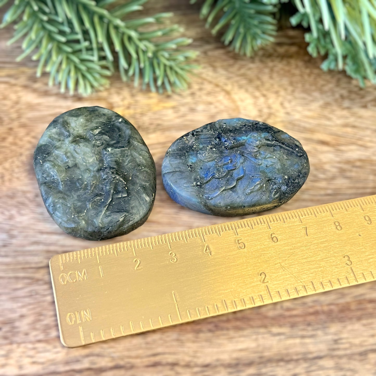 Labradorite Fairy Carved Crystal Cabochon