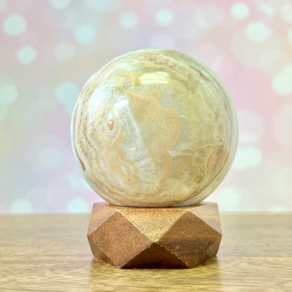 Caribbean Calcite 65mm Crystal Sphere