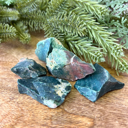 Bloodstone Raw Stone - You get 1