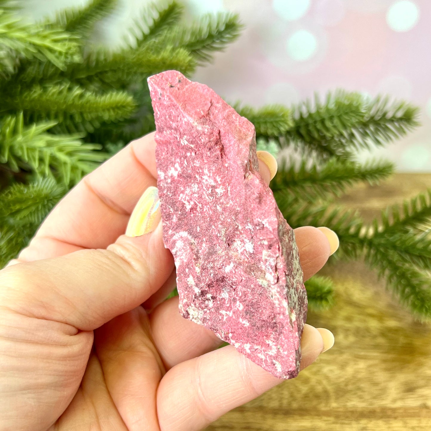 Thulite Raw Crystal Specimen