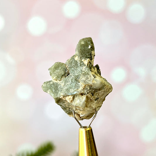 Chlorite Quartz Crystal Point from Pakistan