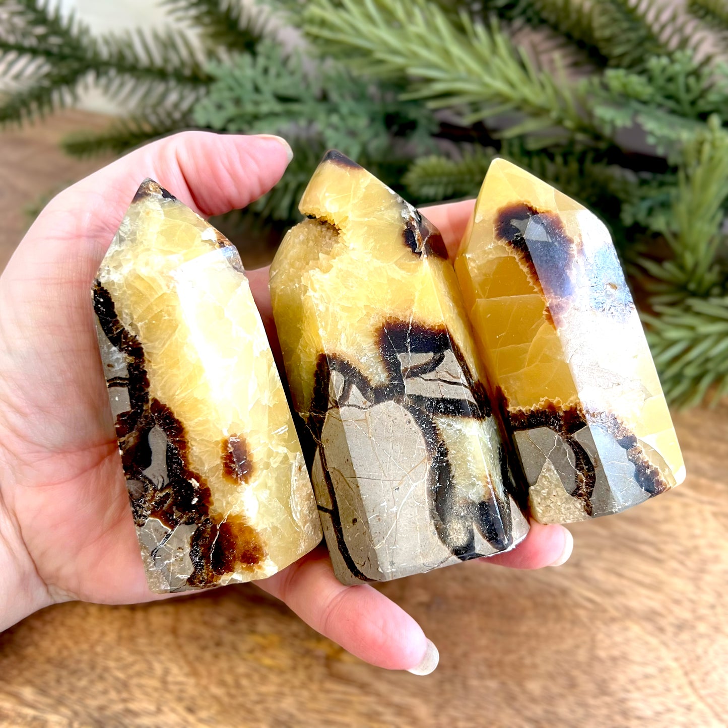 Druzy Septarian Large Crystal Tower