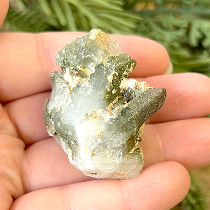 Chlorite Quartz Crystal Point from Pakistan