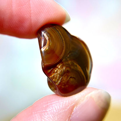 Fire Agate Crystal Cabochon