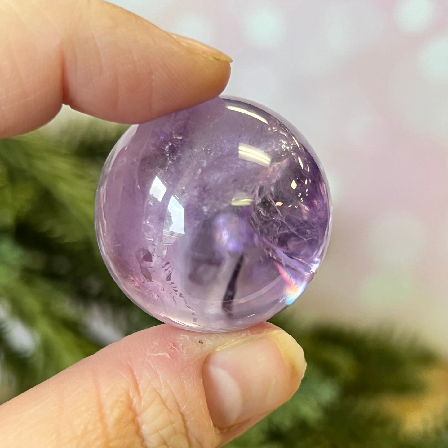 Smoky Amethyst 33mm Crystal Sphere