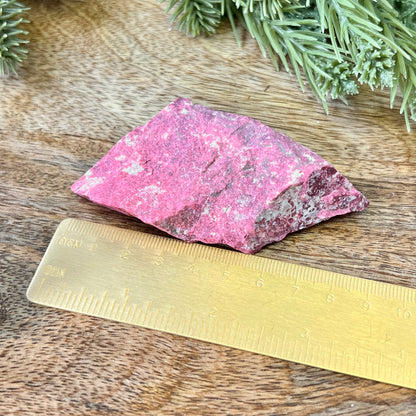 Thulite Raw Crystal Specimen