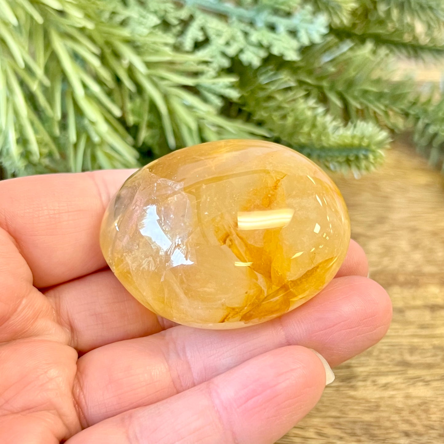 Golden Healer Quartz Crystal Lens