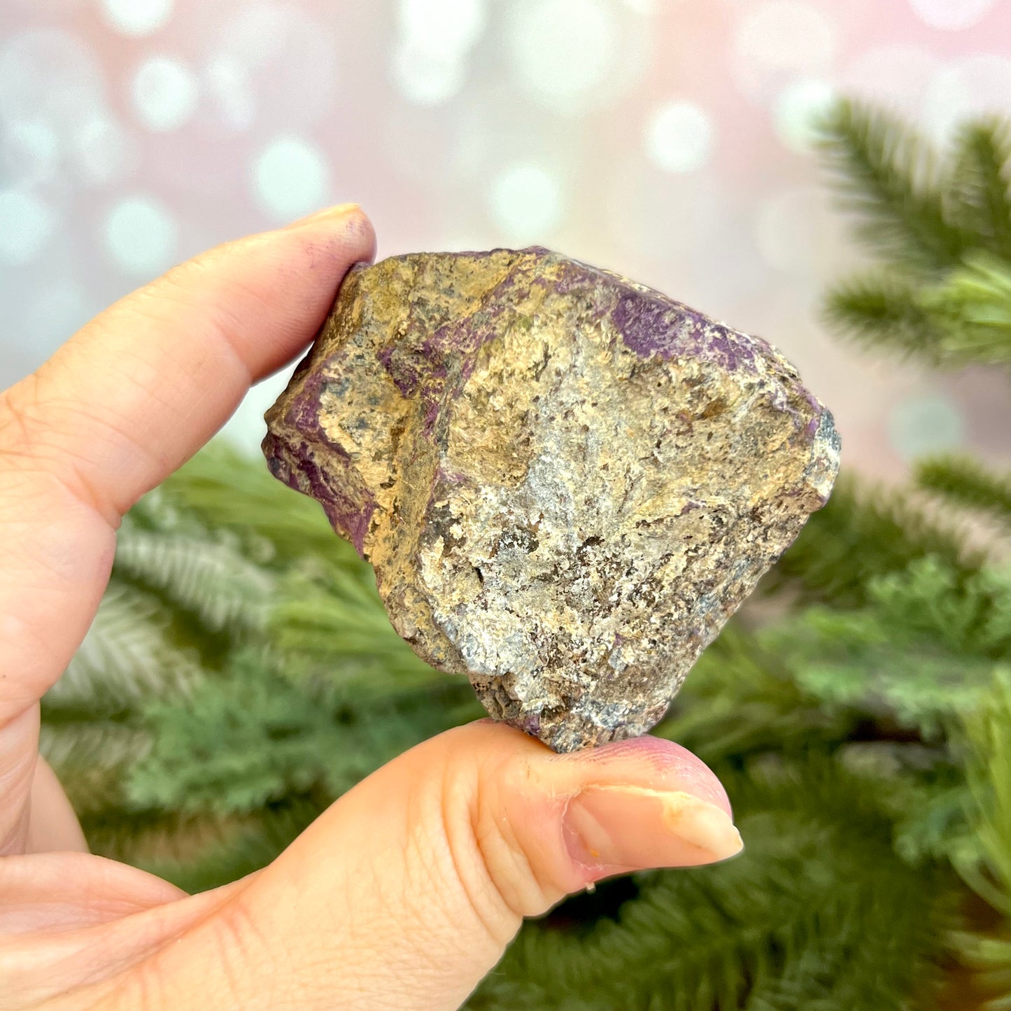 Purpurite Natural Raw Crystal Specimen