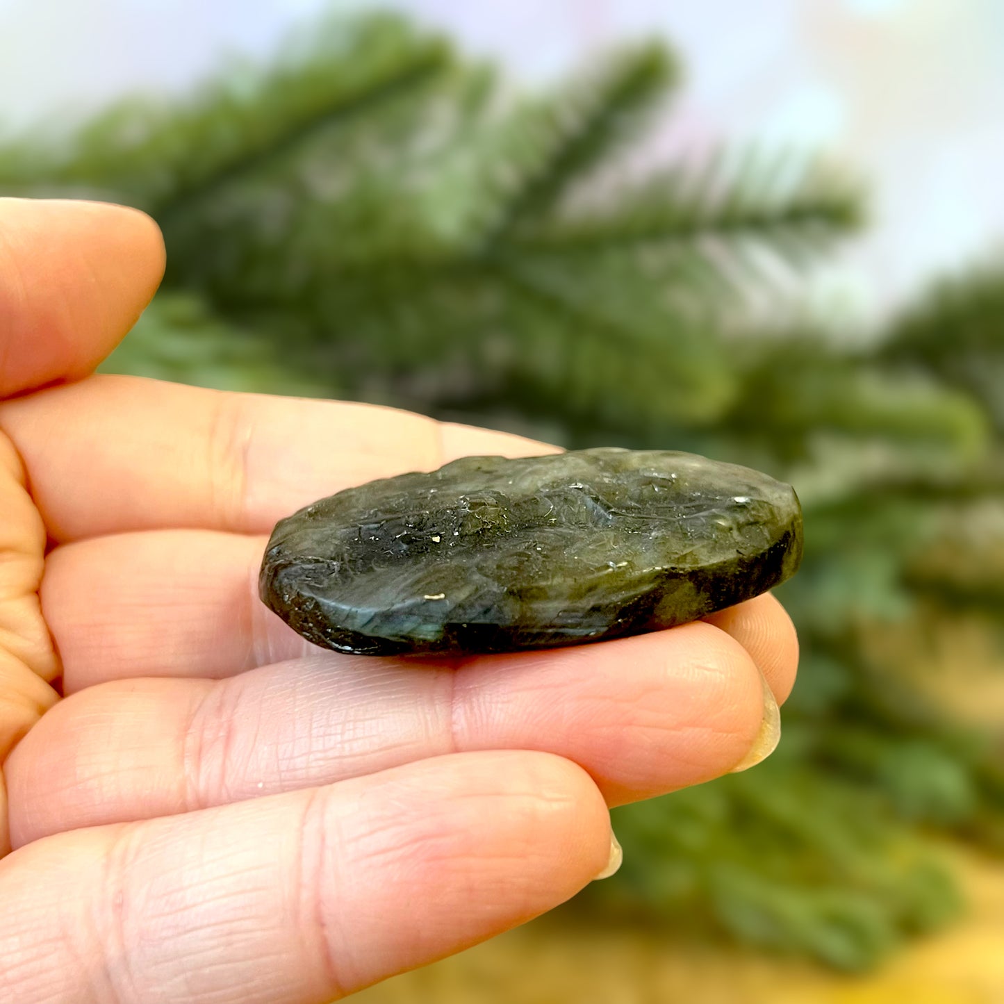 Labradorite Fairy Carved Crystal Cabochon