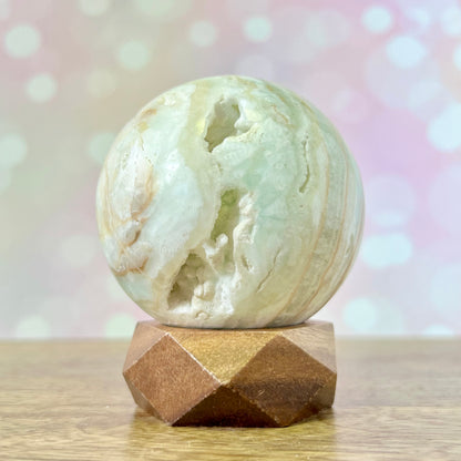 Caribbean Calcite 65mm Crystal Sphere