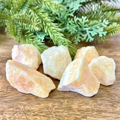 Yellow Calcite Raw Stone - You get 1