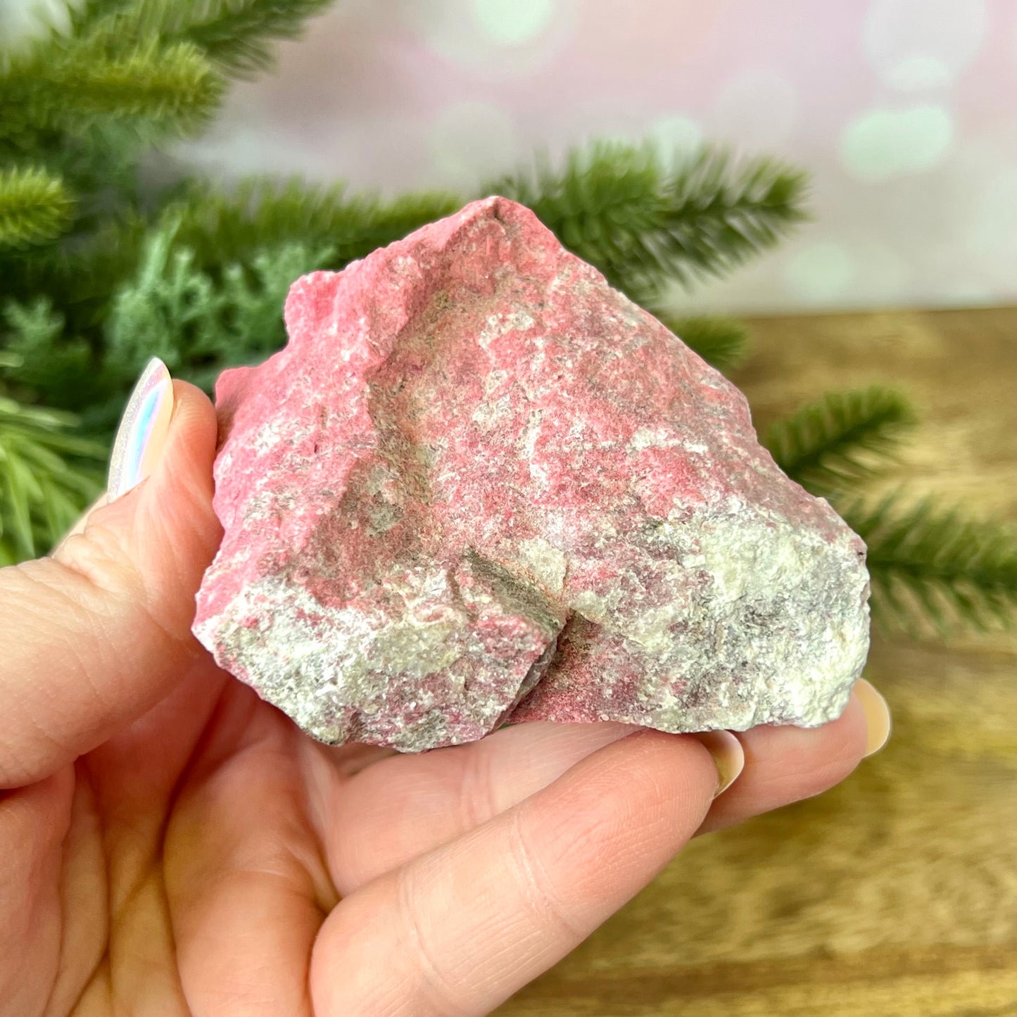 Thulite Raw Crystal Specimen