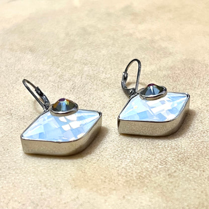 Opalite Color Changing Evil Eye Earrings