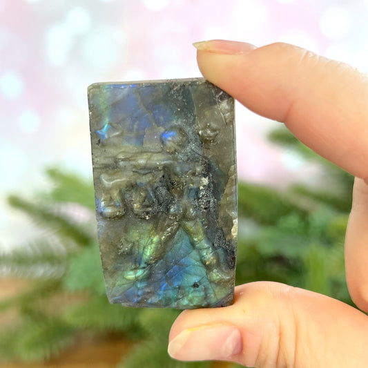 Labradorite Libra Carved Cabochon