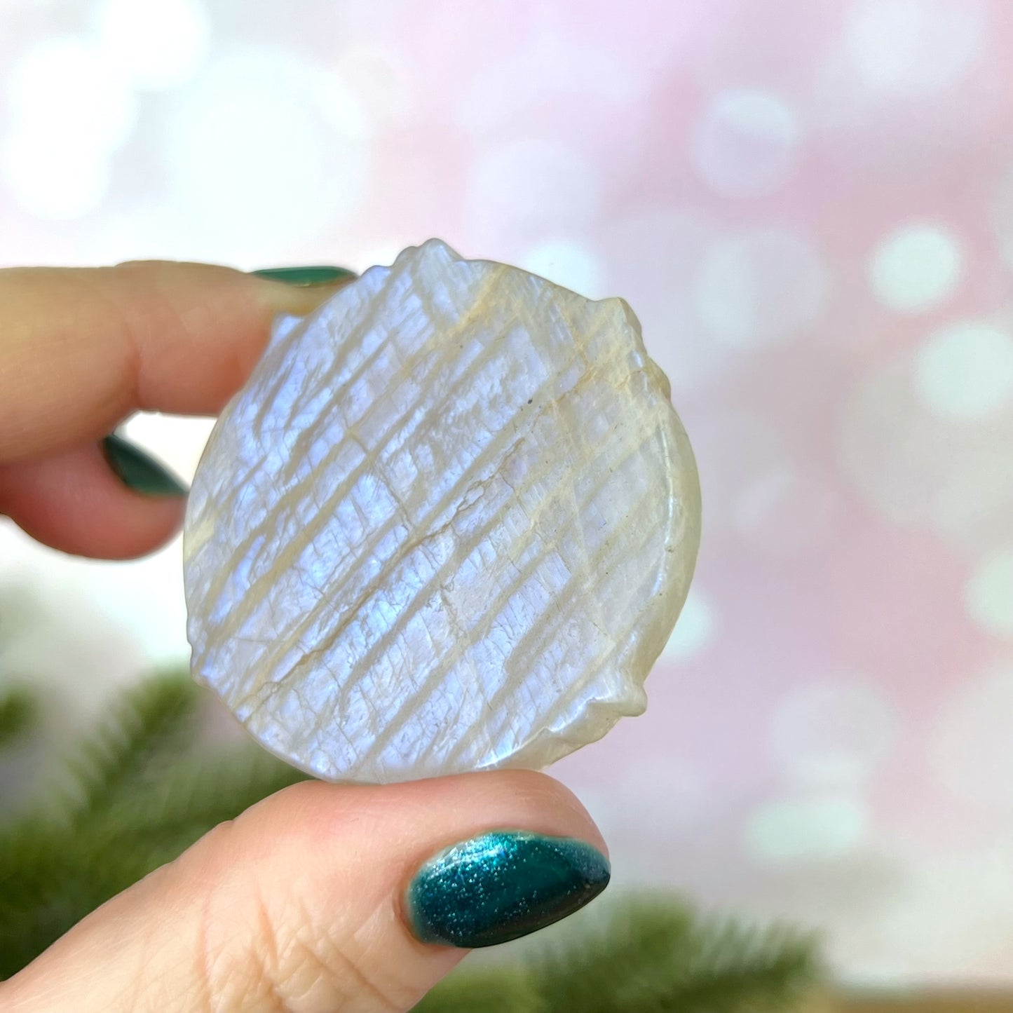 Belomorite Alicorn Carved Crystal Cabochon