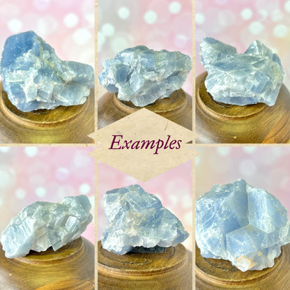 Blue Calcite Raw Stone - You get 1