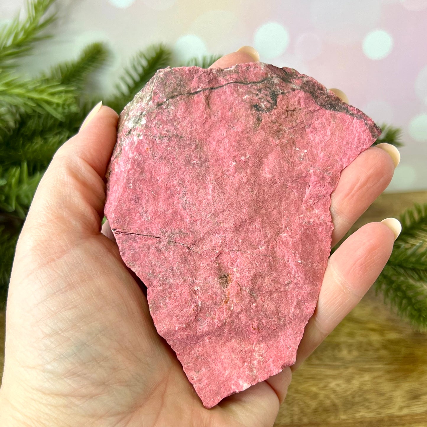 Thulite Raw Crystal Specimen