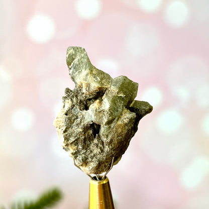 Chlorite Quartz Crystal Point from Pakistan