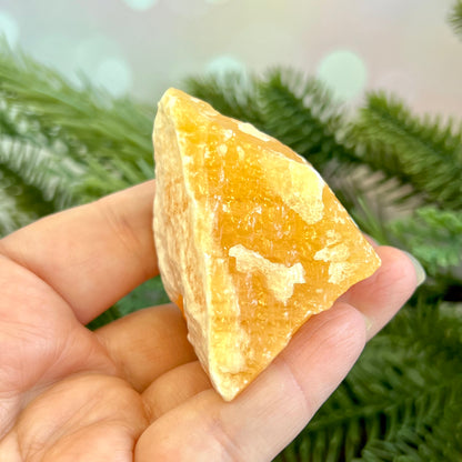 Oranges & Cream Calcite Raw Crystal