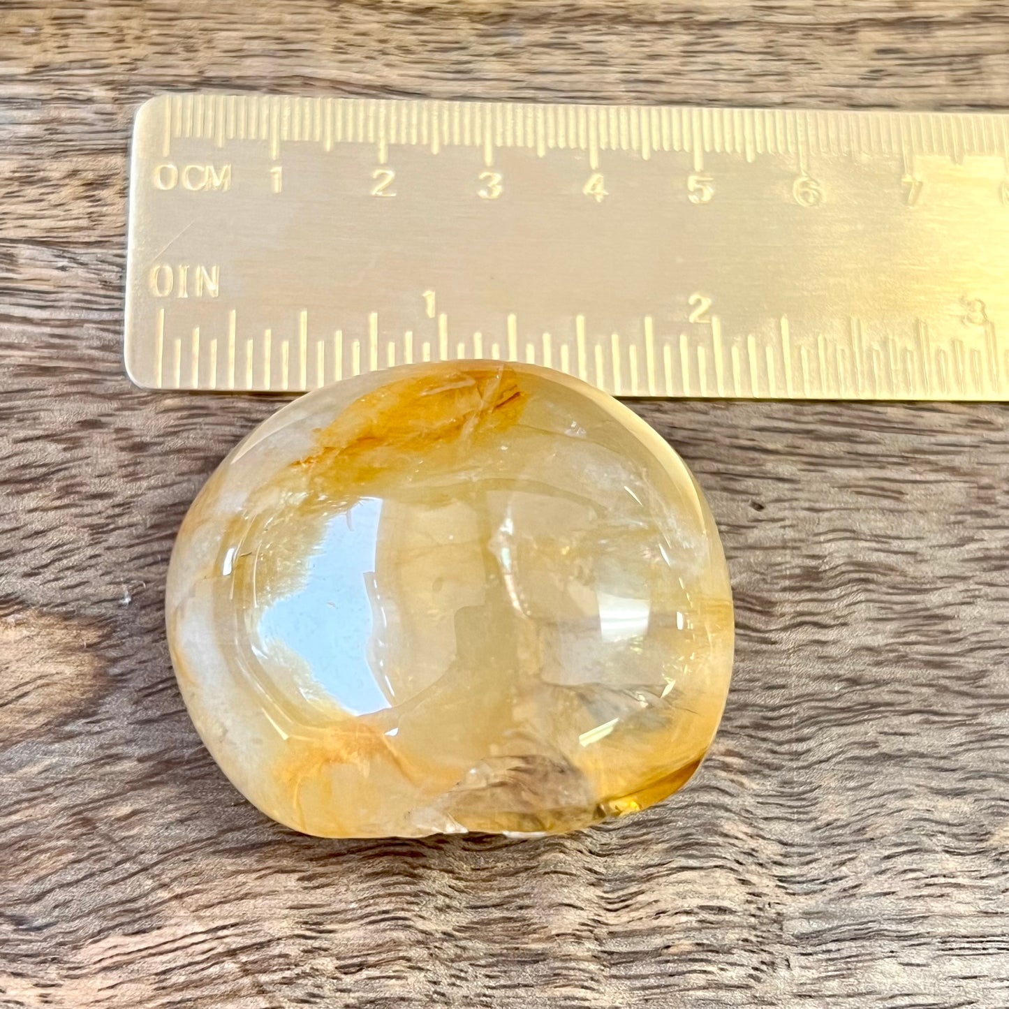 Golden Healer Quartz Crystal Lens