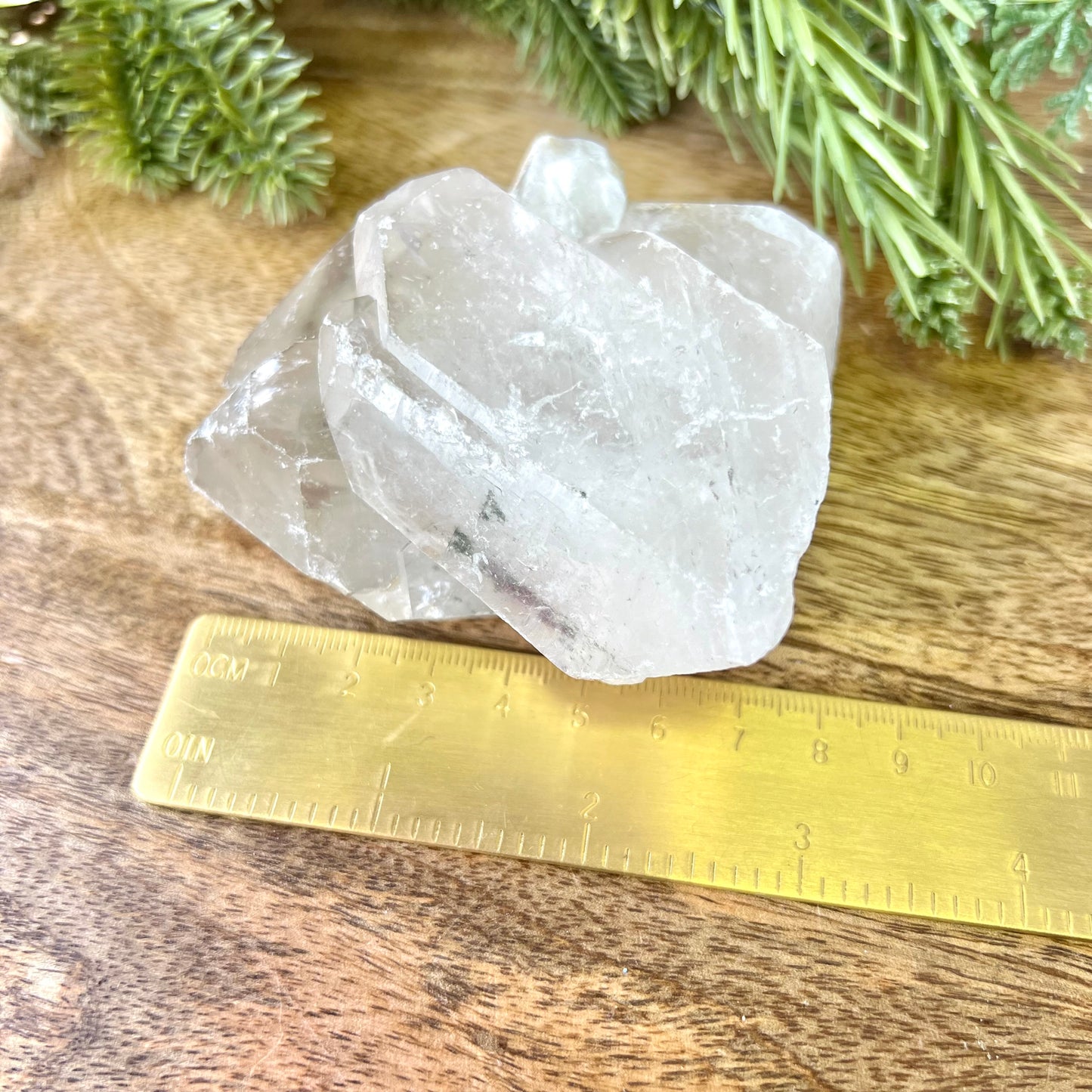 Clear Quartz Raw Point Cluster