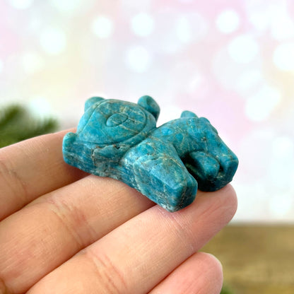 Apatite Deer Carved Crystal Cabochon