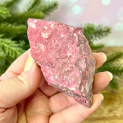 Thulite Raw Crystal Specimen