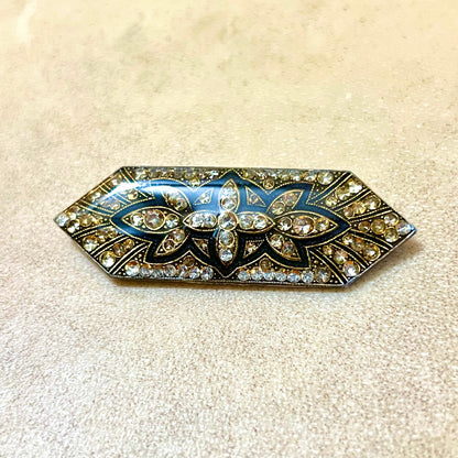 Pierre Bex Style Vintage Brooch inspired by Art Deco Era