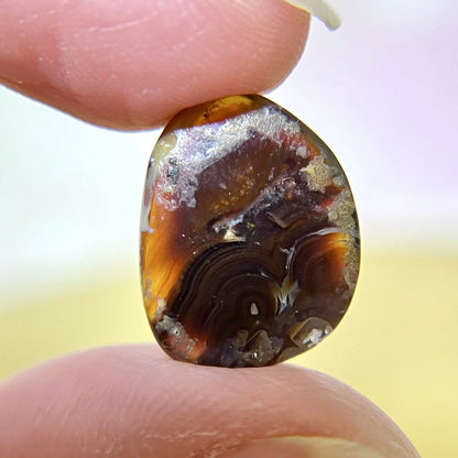 Fire Agate Crystal Cabochon