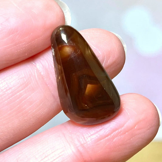 Flashy Fire Agate Gemstone Cabochon