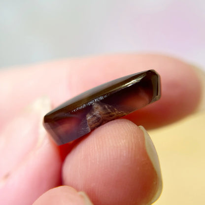 Fire Agate Crystal Cabochon