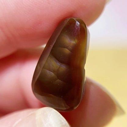 Fire Agate Crystal Cabochon