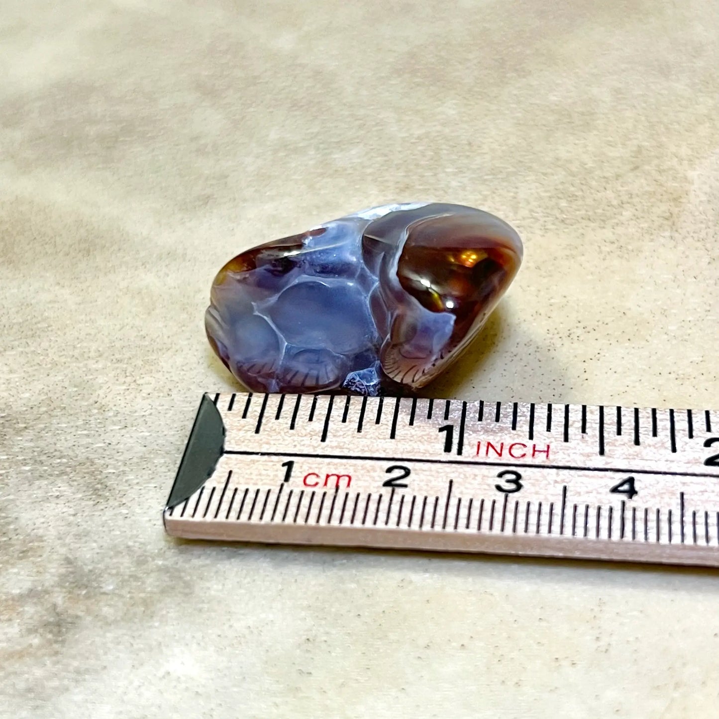 Fire Agate Crystal Tumble