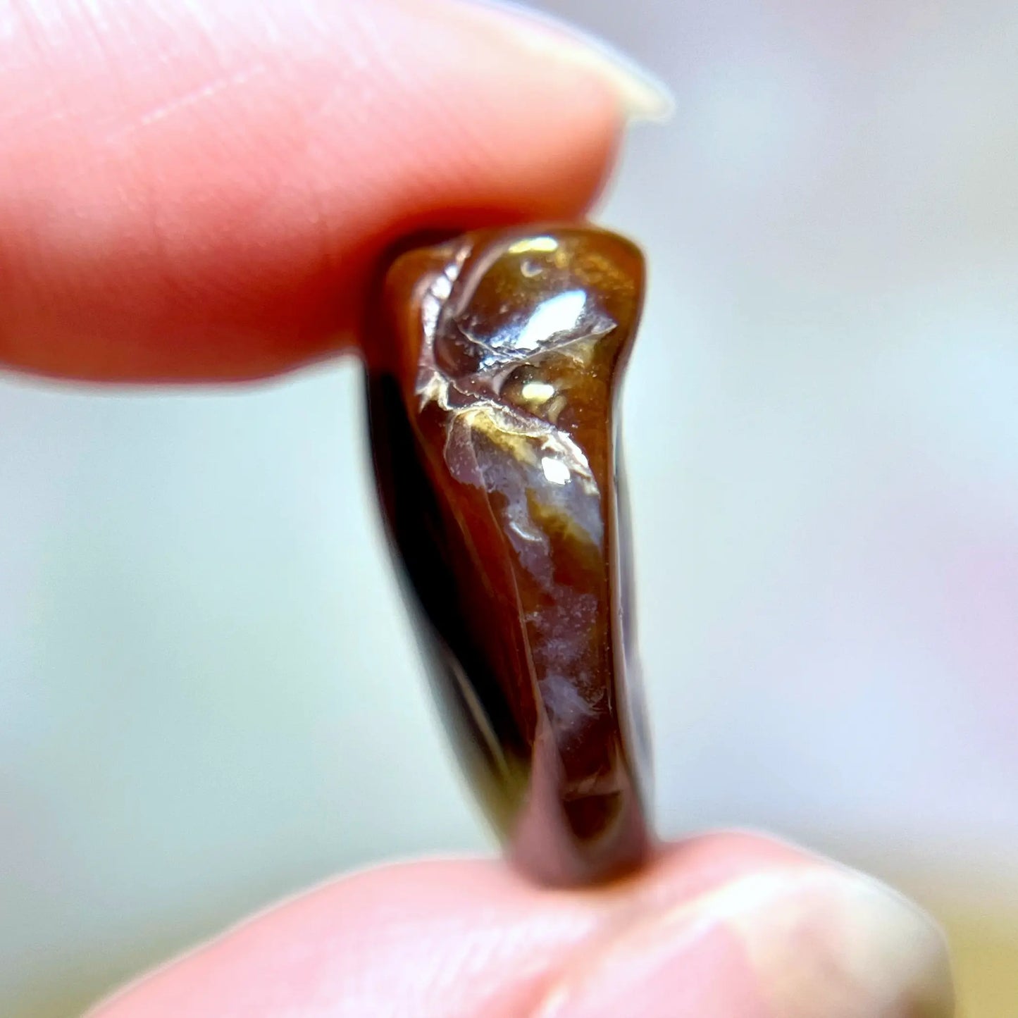 Fire Agate Crystal Tumble