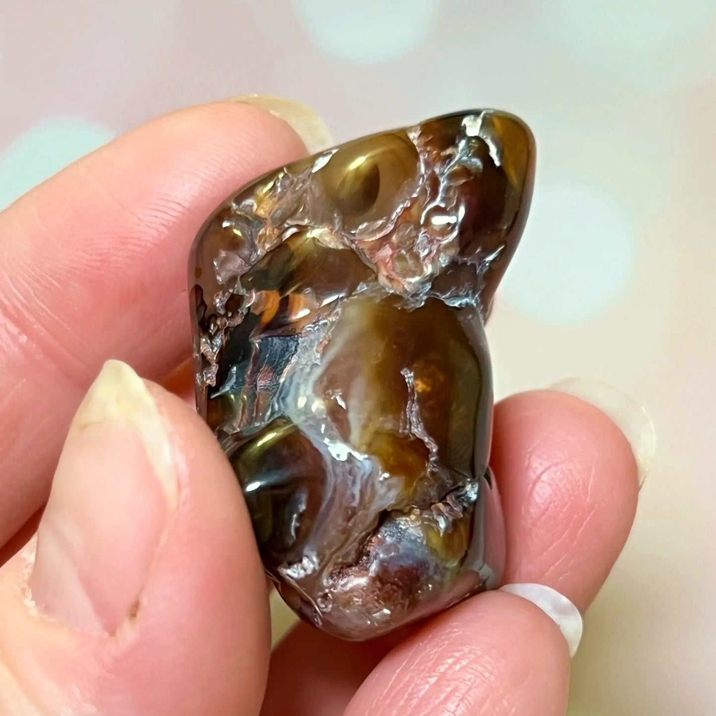 Fire Agate Crystal Tumble